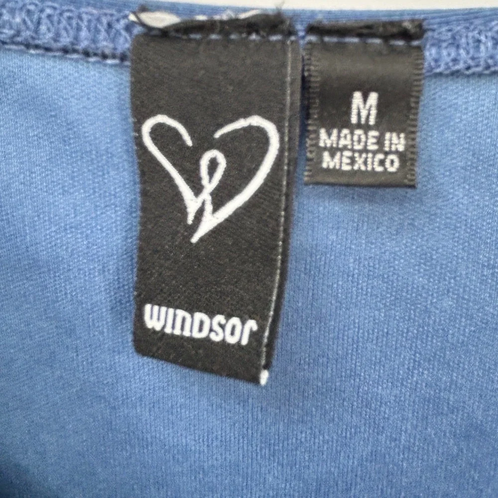 Windsor Womens Cowl Neck Spaghetti Strap Mini Dress Slate Blue Size M